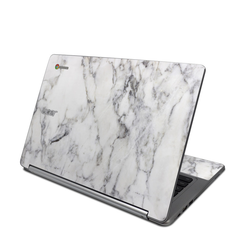 Acer Chromebook R13 Skin - White Marble (Image 1)