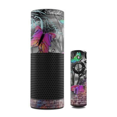 Amazon Echo Skin - Butterfly Wall