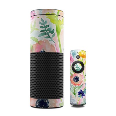 Amazon Echo Skin - Loose Flowers