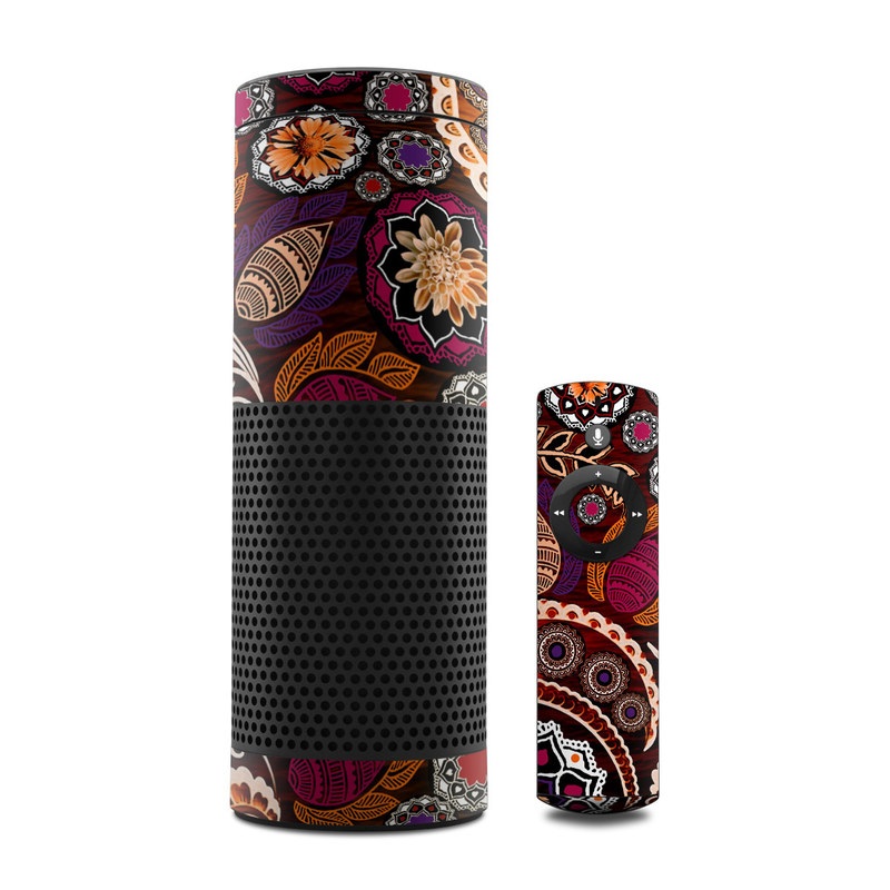 Amazon Echo Skin - Autumn Mehndi (Image 1)