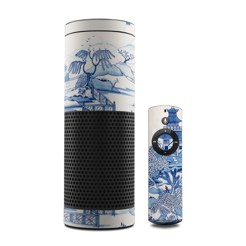 Amazon Echo Skin - Blue Willow (Image 1)