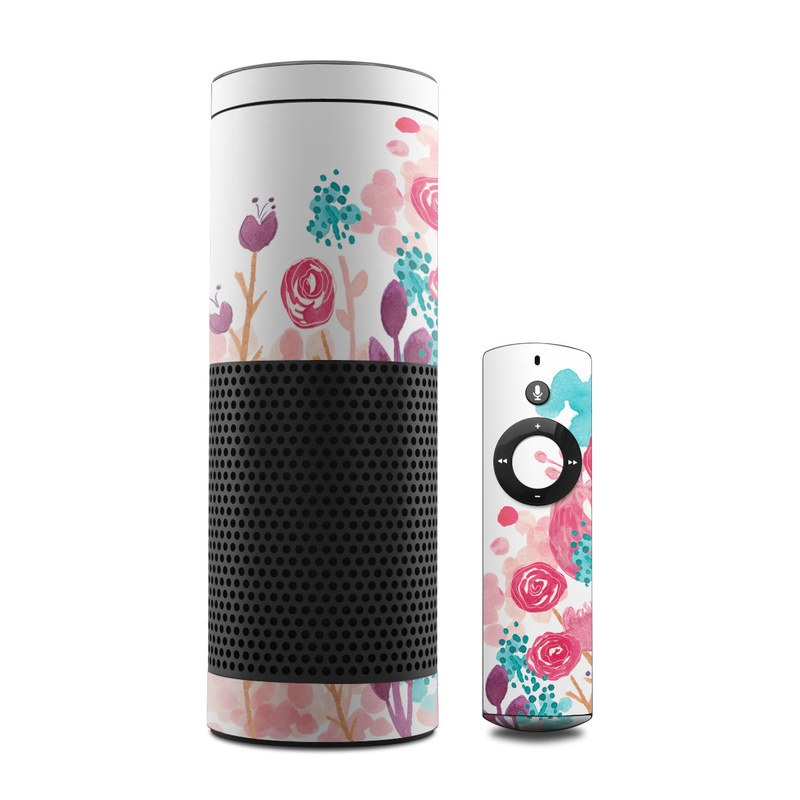 Amazon Echo Skin - Blush Blossoms (Image 1)