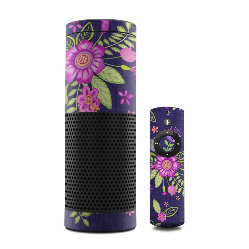 Amazon Echo Skin - Folk Floral (Image 1)