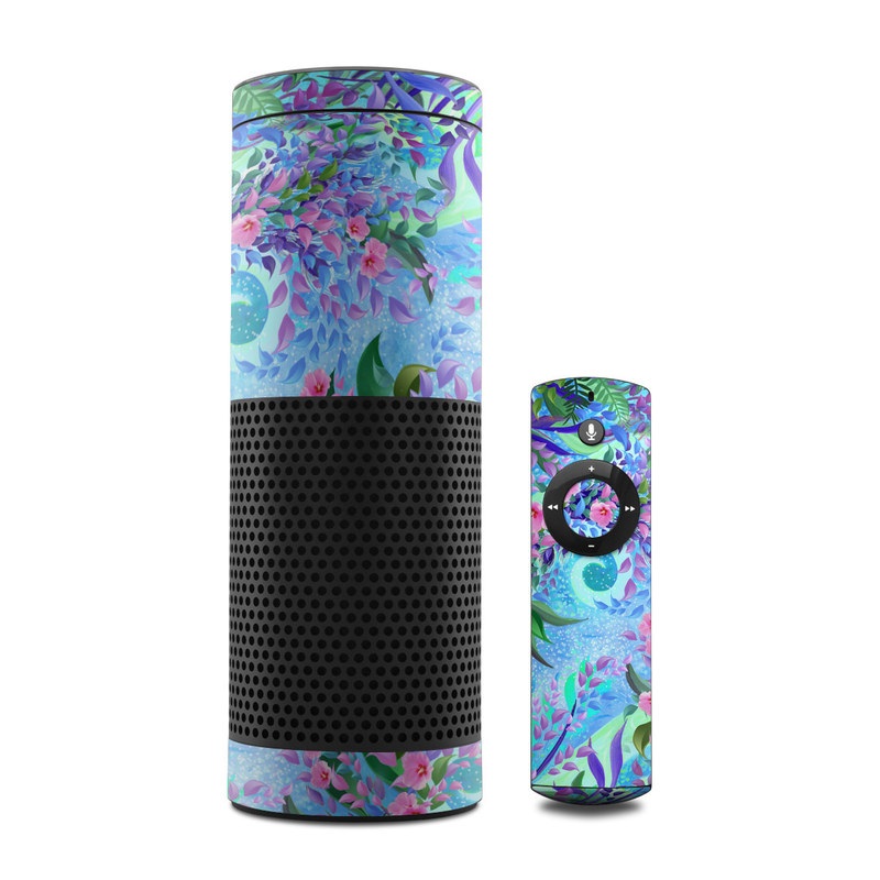 Amazon Echo Skin - Lavender Flowers (Image 1)