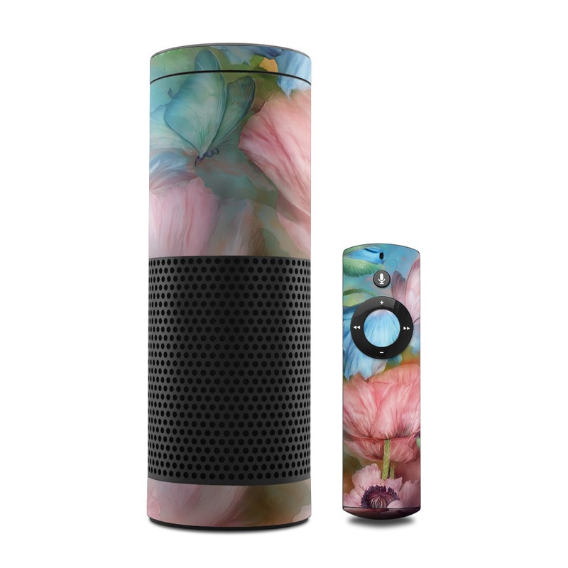 Amazon Echo Skin - Poppy Garden (Image 1)