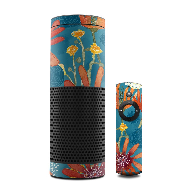 Amazon Echo Skin - Sunbaked Blooms (Image 1)