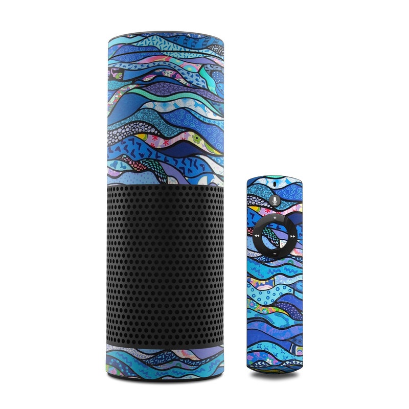 Amazon Echo Skin - The Blues (Image 1)