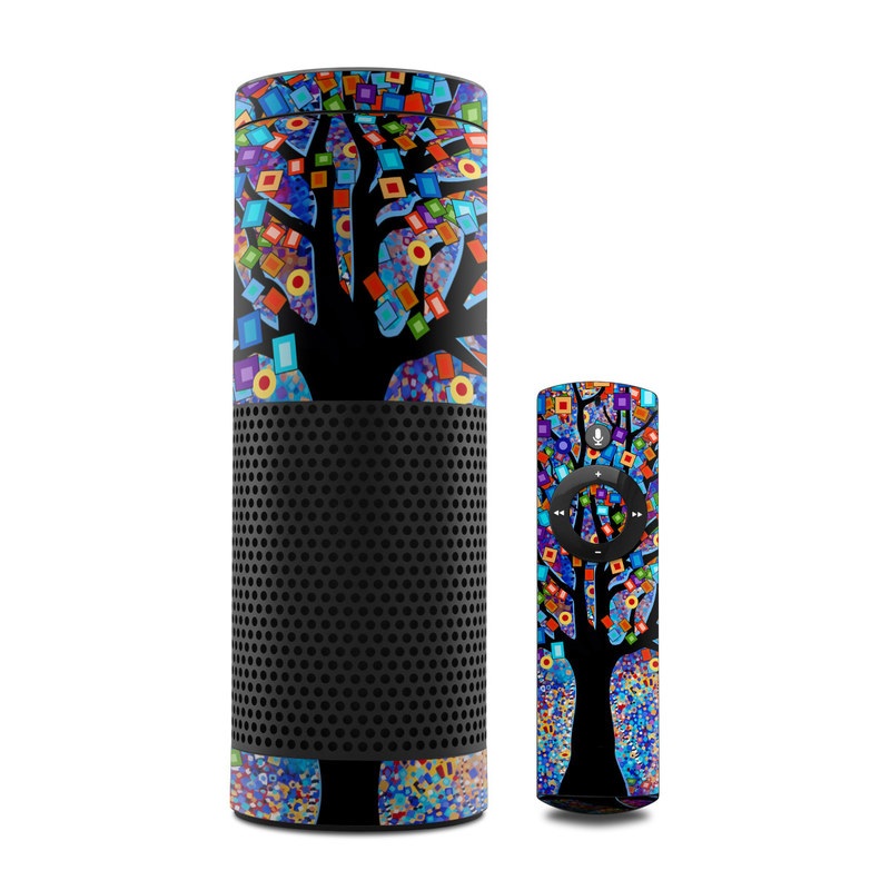 Amazon Echo Skin - Tree Carnival (Image 1)