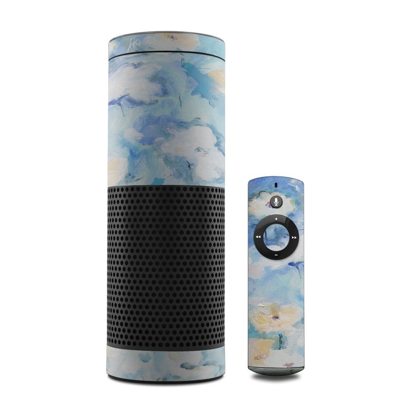 Amazon Echo Skin - White & Blue (Image 1)