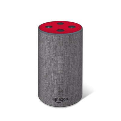 Amazon Echo 2017 Top Only Skin - Solid State Red