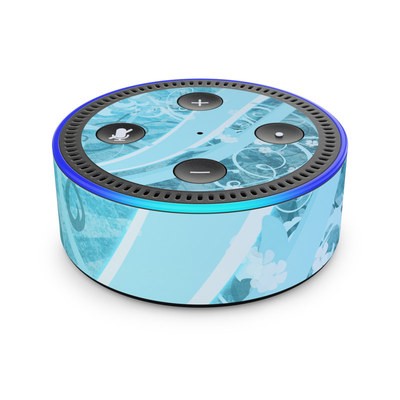 Amazon Echo Dot 2nd Gen Skin - Flores Agua