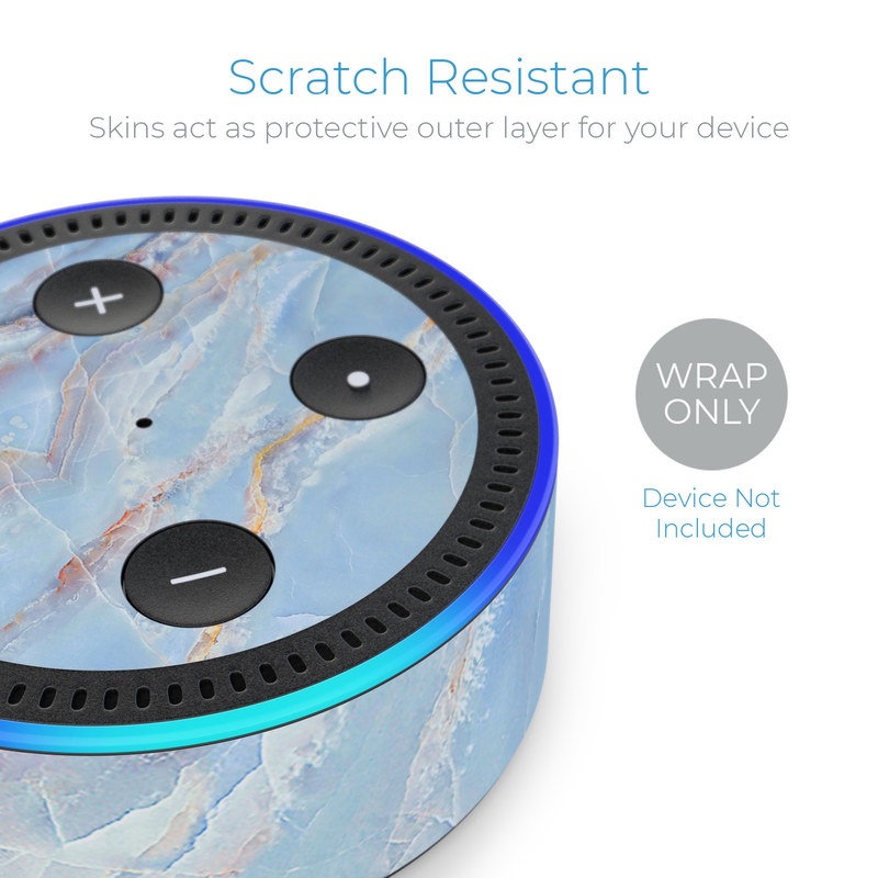 Amazon Echo Dot 2nd Gen Skin - Atlantic Marble (Image 2)