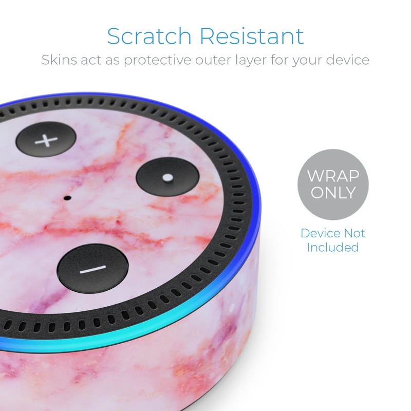Amazon Echo Dot 2nd Gen Skin - Blush Marble (Image 2)