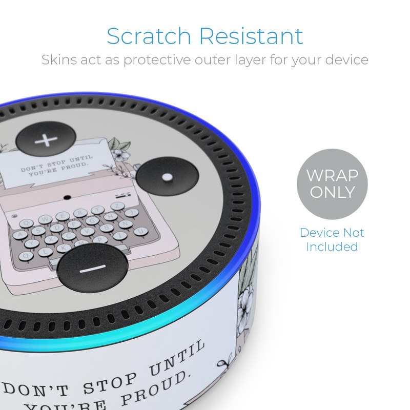 Amazon Echo Dot 2nd Gen Skin - Dont Stop (Image 2)