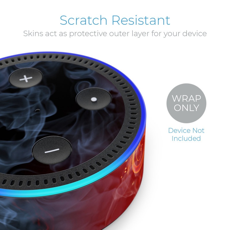 Amazon Echo Dot 2nd Gen Skin - Flower Of Fire (Image 2)
