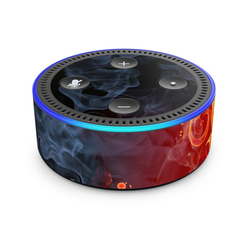 Amazon Echo Dot 2nd Gen Skin - Flower Of Fire (Image 1)
