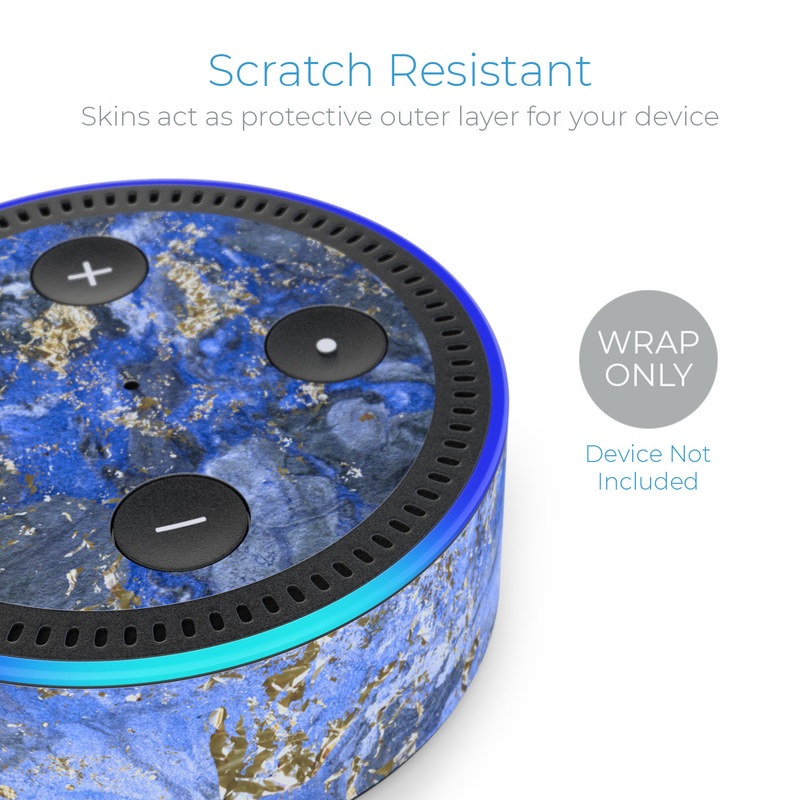 Amazon Echo Dot 2nd Gen Skin - Gilded Ocean Marble (Image 2)