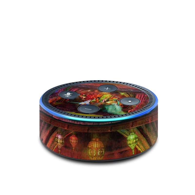 Amazon Echo Dot 2nd Gen Skin - A Mad Tea Party (Image 1)