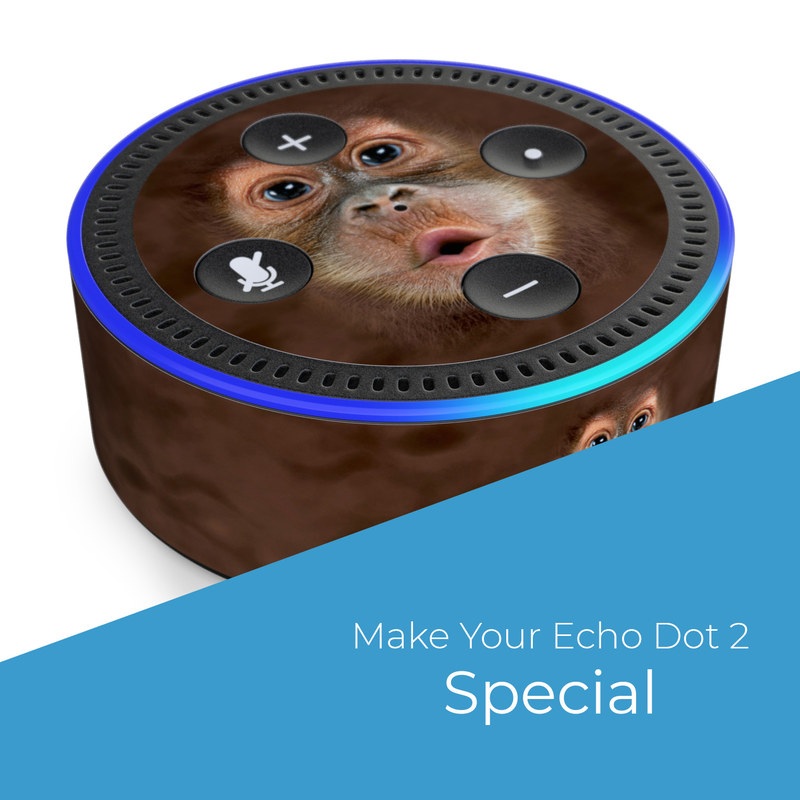 Amazon Echo Dot 2nd Gen Skin - Orangutan (Image 4)