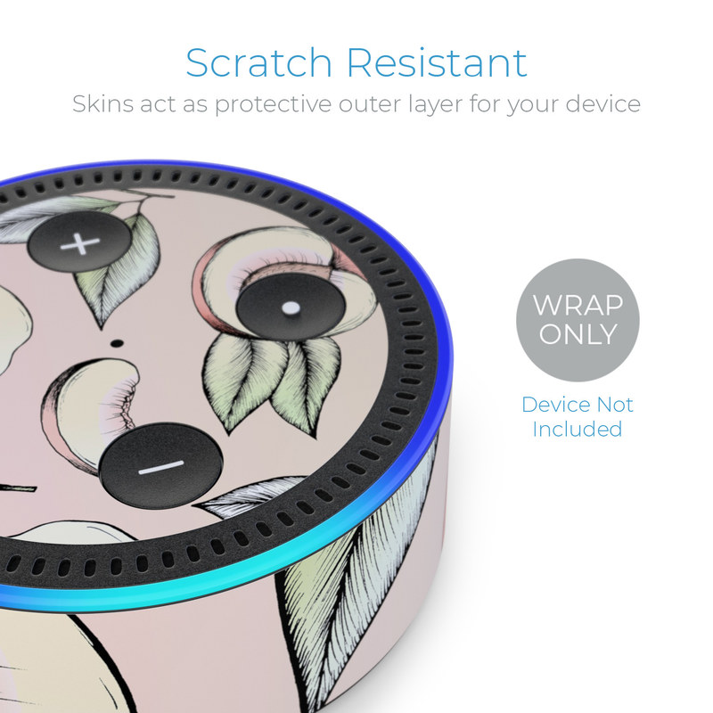 Amazon Echo Dot 2nd Gen Skin - Peach Please (Image 2)