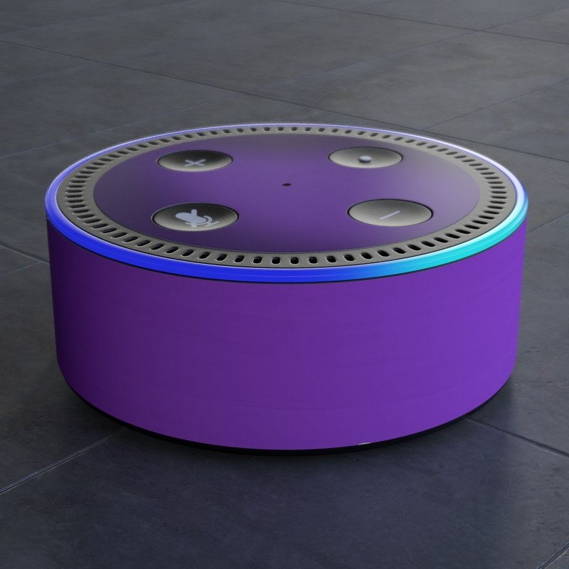 Amazon Echo Dot 2nd Gen Skin - Purple Burst (Image 5)