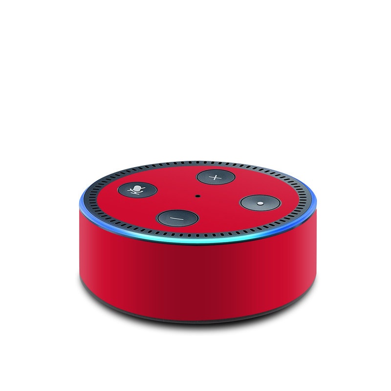 Amazon Echo Dot 2nd Gen Skin - Solid State Red (Image 1)