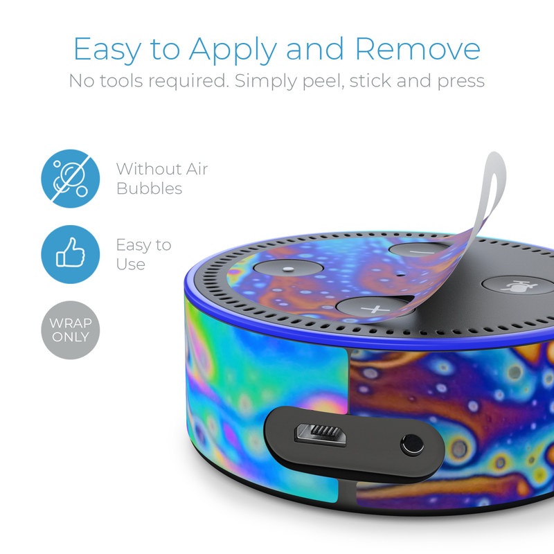 Amazon Echo Dot 2nd Gen Skin - World of Soap (Image 3)