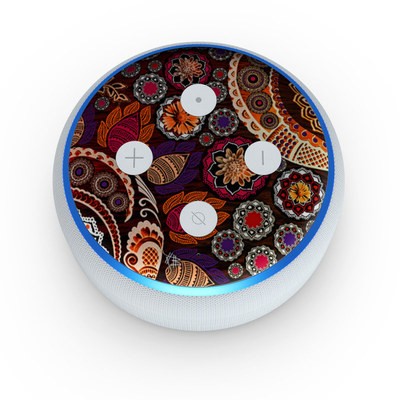 Amazon Echo Dot 3rd Gen Skin - Autumn Mehndi