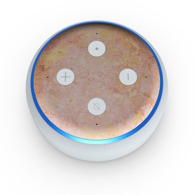 Amazon Echo Dot 3rd Gen Skin - Rose Gold Marble