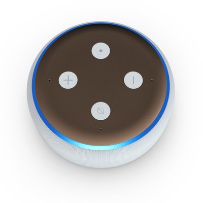 Amazon Echo Dot 3rd Gen Skin - Solid State Flat Dark Earth
