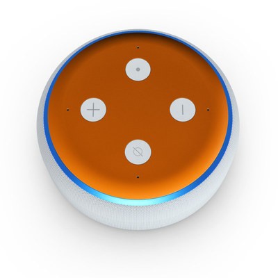 Amazon Echo Dot 3rd Gen Skin - Solid State Orange