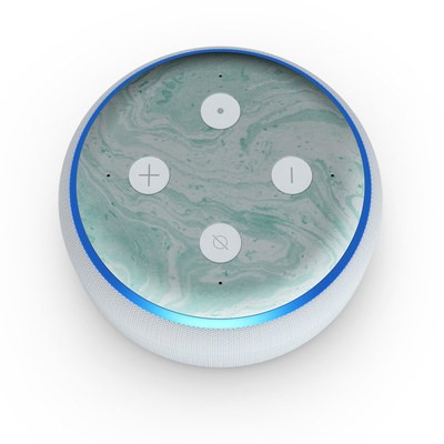 Amazon Echo Dot 3rd Gen Skin - Winter Green Marble