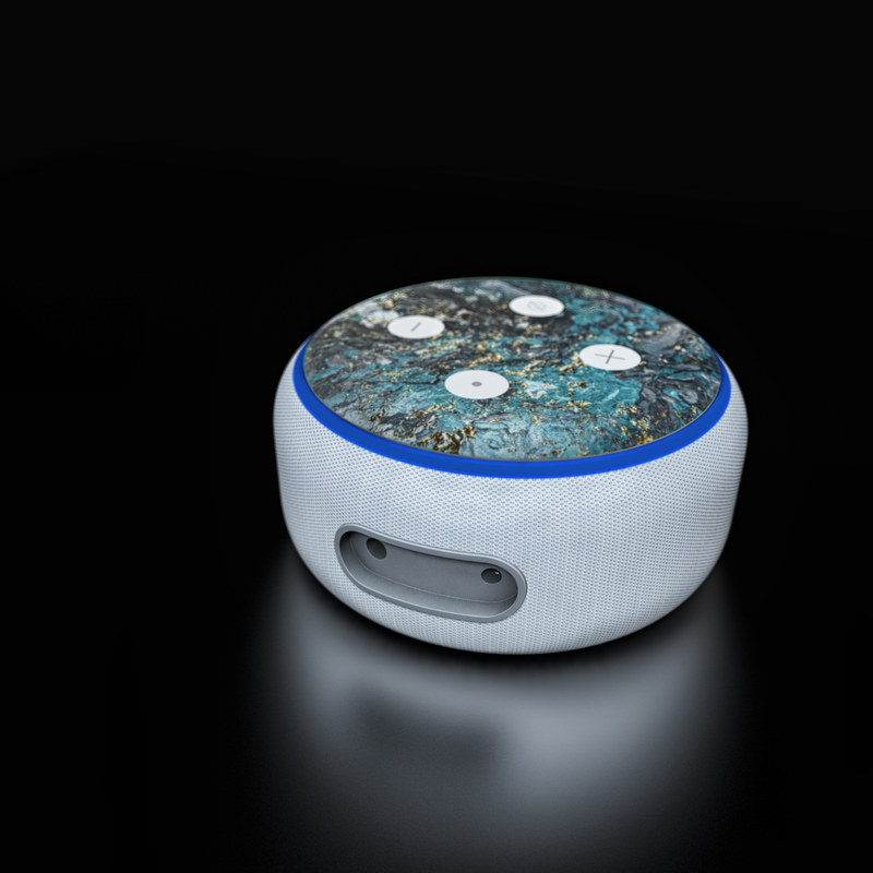 Amazon Echo Dot 3rd Gen Skin - Gilded Glacier Marble (Image 4)