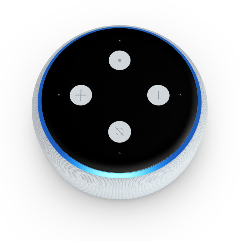 Amazon Echo Dot 3rd Gen Skin - Solid State Black (Image 1)