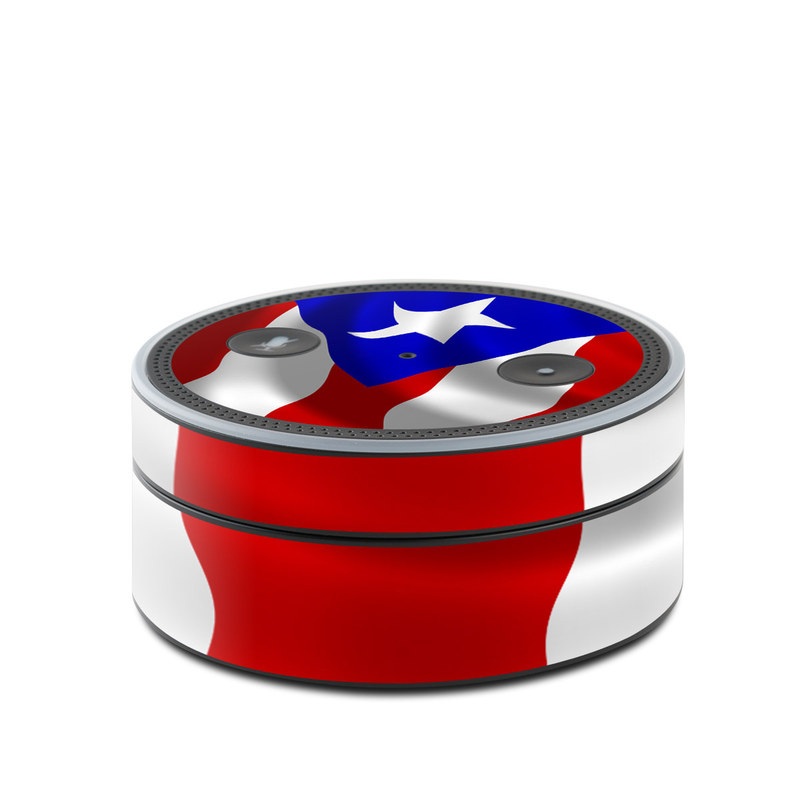 Amazon Echo Dot Skin - Puerto Rican Flag (Image 1)