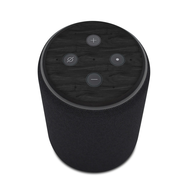 Amazon Echo Plus 2nd Gen Skin - Black Woodgrain (Image 1)