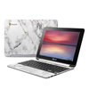 Asus Flip Chromebook Skin - White Marble (Image 1)
