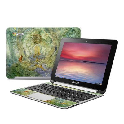 Asus Flip Chromebook Skin - Green Gate