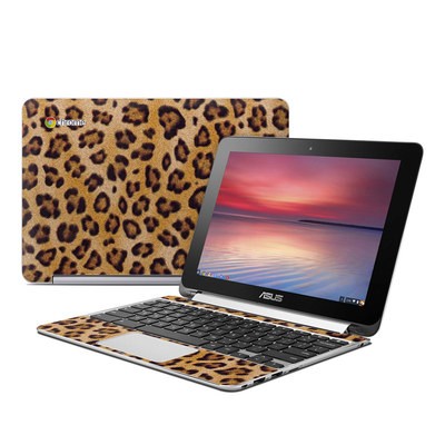 Asus Flip Chromebook Skin - Leopard Spots
