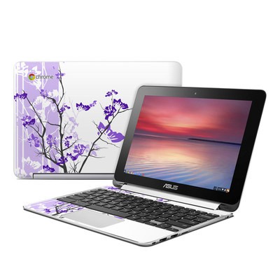 Asus Flip Chromebook Skin - Violet Tranquility