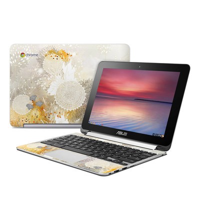 Asus Flip Chromebook Skin - White Velvet