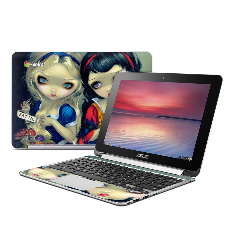 Asus Flip Chromebook Skin - Alice & Snow White (Image 1)