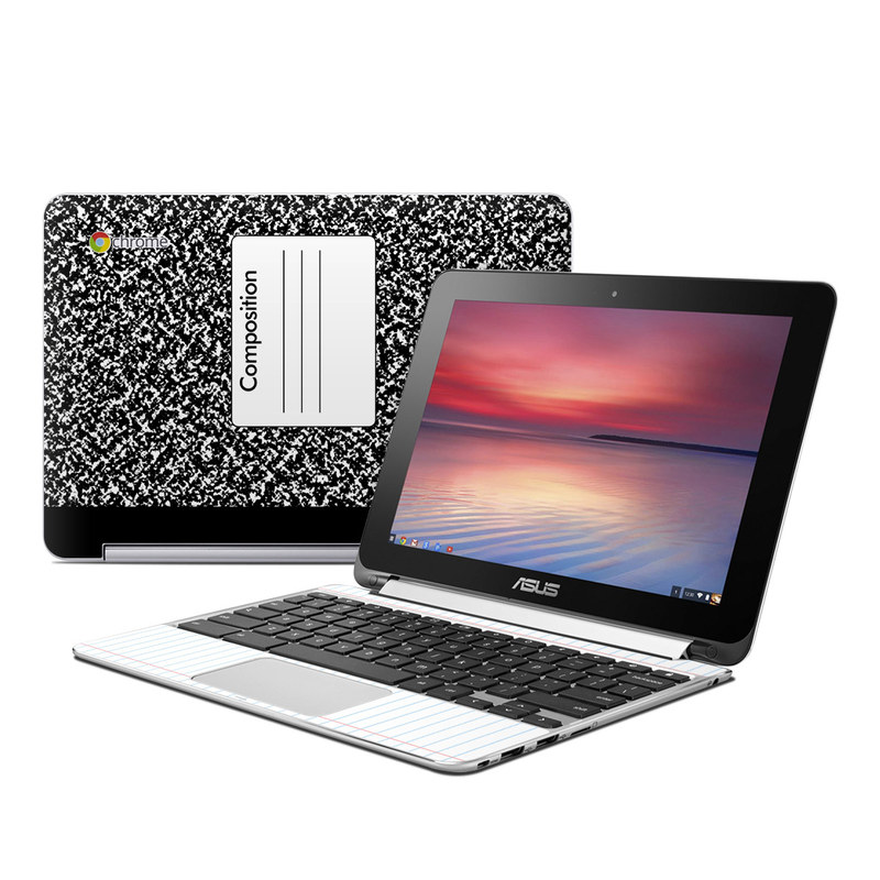 Asus Flip Chromebook Skin - Composition Notebook (Image 1)