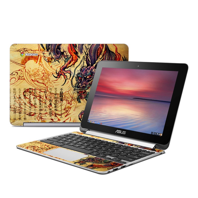 Asus Flip Chromebook Skin - Dragon Legend (Image 1)