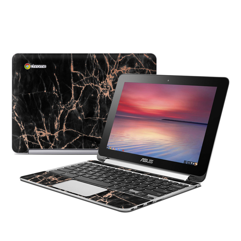 Asus Flip Chromebook Skin - Rose Quartz Marble (Image 1)