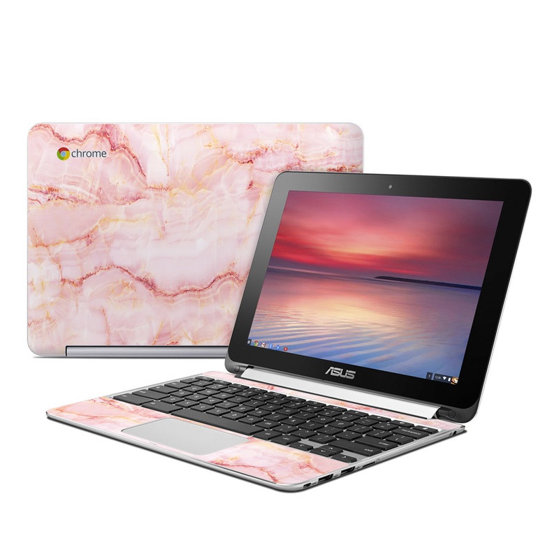 Asus Flip Chromebook Skin - Satin Marble (Image 1)