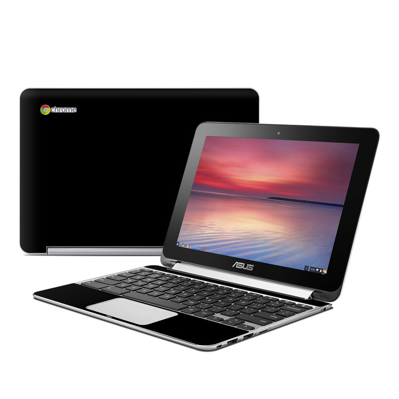 Asus Flip Chromebook Skin - Solid State Black (Image 1)