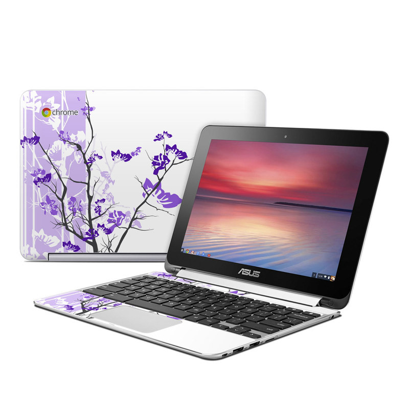 Asus Flip Chromebook Skin - Violet Tranquility (Image 1)