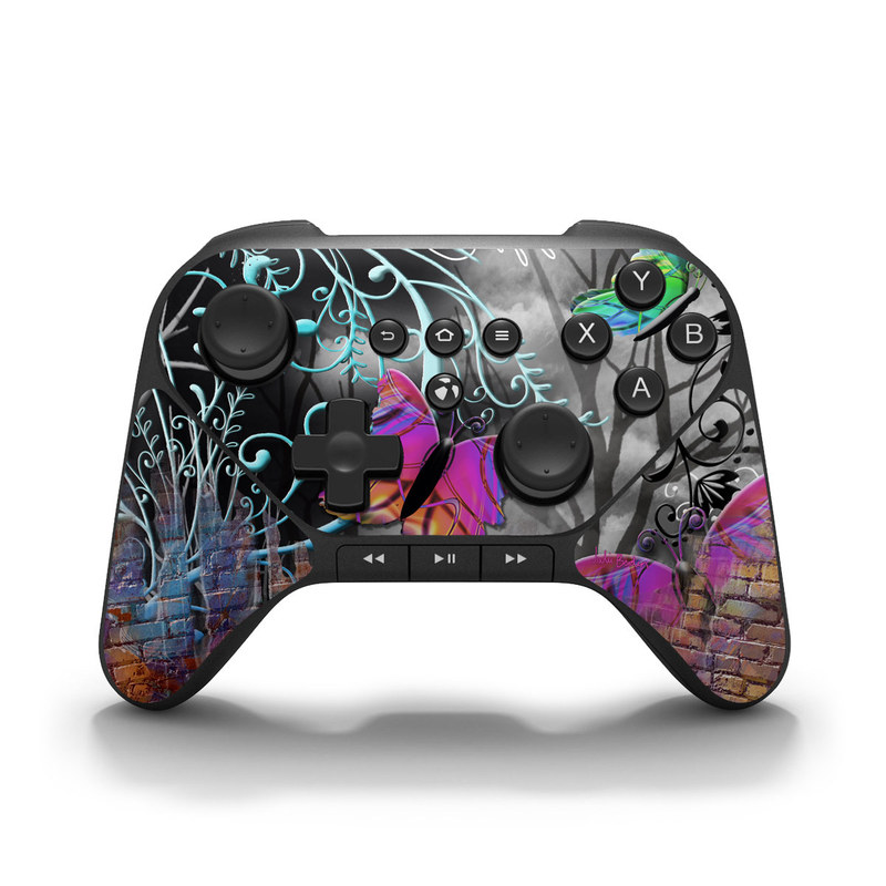 Amazon Fire Game Controller Skin - Butterfly Wall (Image 1)