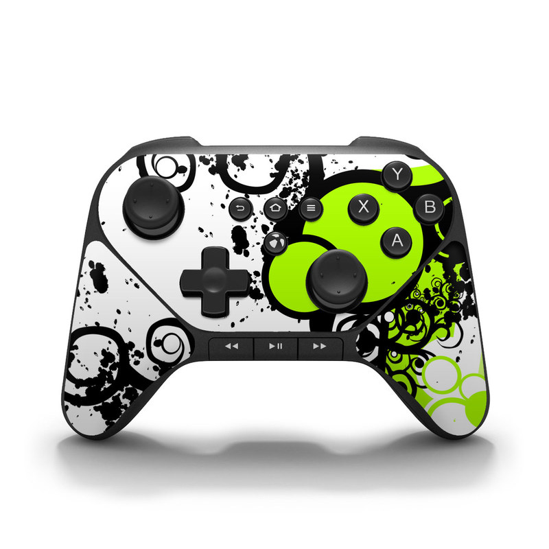 Amazon Fire Game Controller Skin - Simply Green by Gaming | DecalGirl